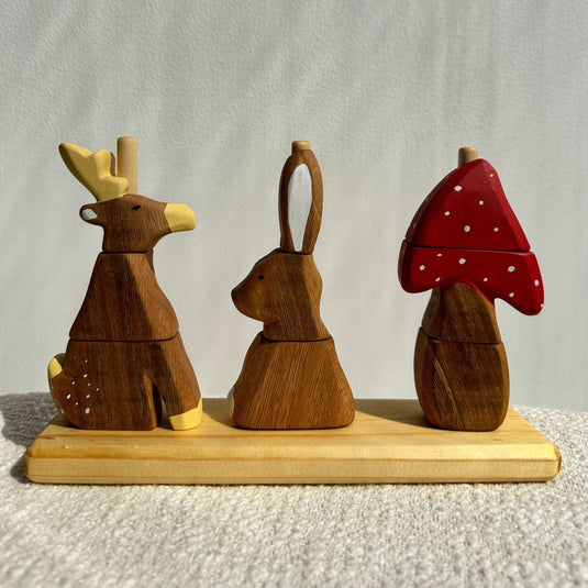 Ábaco Venado - Hongo - Conejo